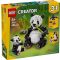 LEGO Creator 3-in-1 (31165) - Vadállatok: Pandacsalád
