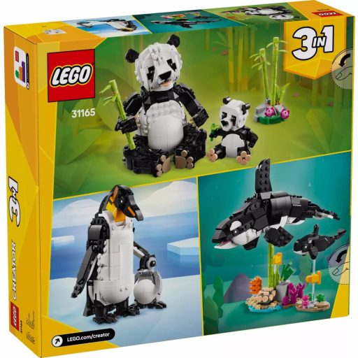 LEGO Creator 3-in-1 (31165) - Vadállatok: Pandacsalád