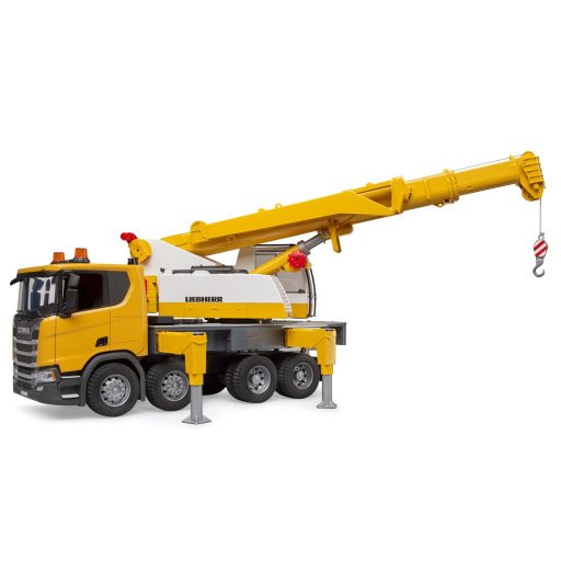 Bruder Scania teherautó Liebherr daruval 3571