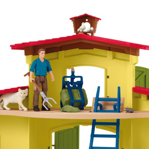 schleich FARM WORLD Nagy Istálló Állatokkal 42605