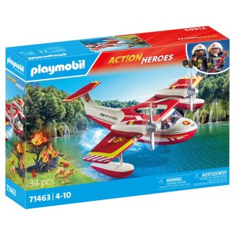   PLAYMOBIL Action Heroes Tűzoltó Repülőgép Oltó Funkcióval 71463