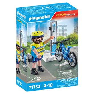 Playmobil Biciklis rendőr 71732