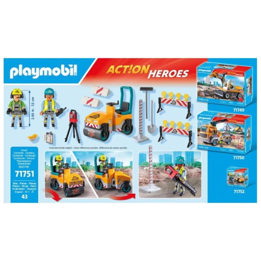 PLAYMOBIL Action Heroes Útépítés 71751