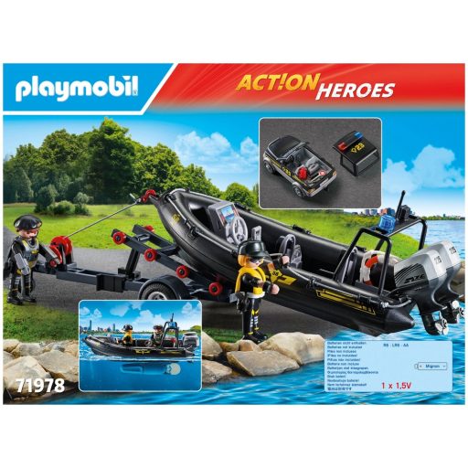 PLAYMOBIL Action Heroes TEK Vízi Rendőrség Víz alatti motorral 71978