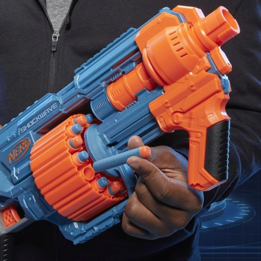 Nerf Elite 2.0 Shockwave RD 15 motorizált szivacslövő játékfegyver E9527
