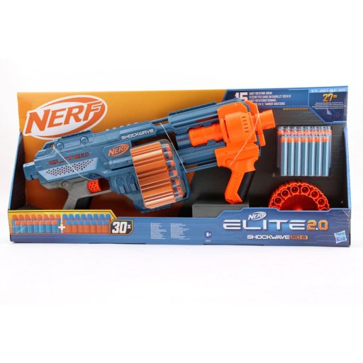Nerf Elite 2.0 Shockwave RD 15 motorizált szivacslövő játékfegyver E9527