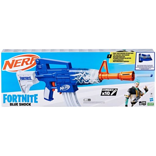 NERF Fortnite Blue Shock motorizált játékfegyver F4108
