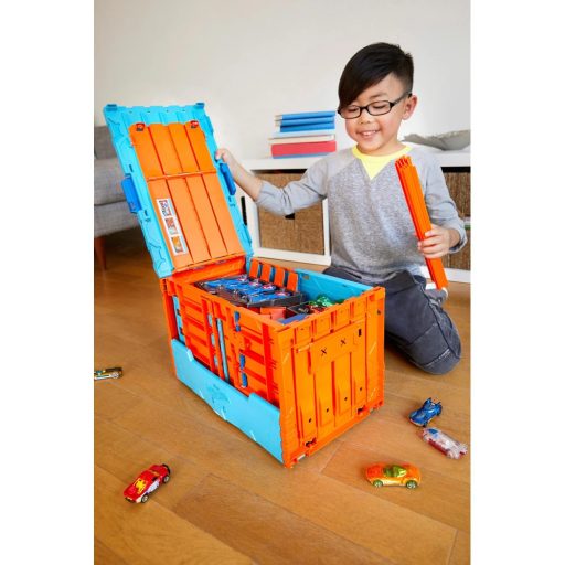 Hot Wheels Mattel: Track Builder óriás hurok pálya ládában FLK90