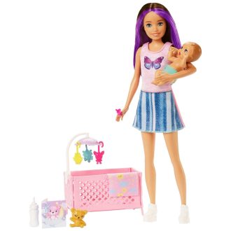   Mattel (HJY33) Barbie - Skipper Bébiszitter, álmos babával