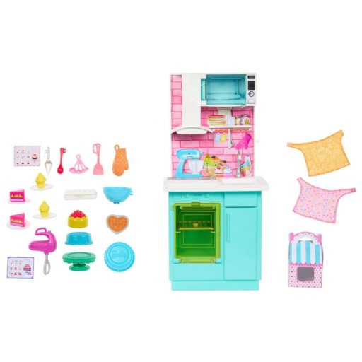 Mattel (HJY94) Barbie - Ünnepi Mókás Pékség, babákkal