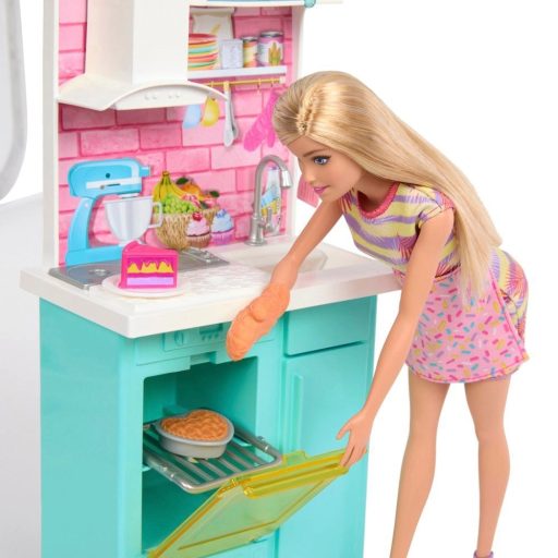 Mattel (HJY94) Barbie - Ünnepi Mókás Pékség, babákkal