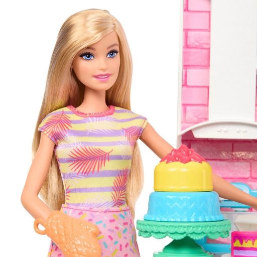 Mattel (HJY94) Barbie - Ünnepi Mókás Pékség, babákkal