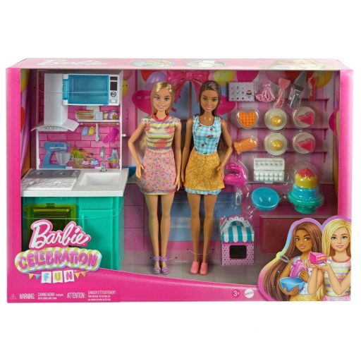 Mattel (HJY94) Barbie - Ünnepi Mókás Pékség, babákkal