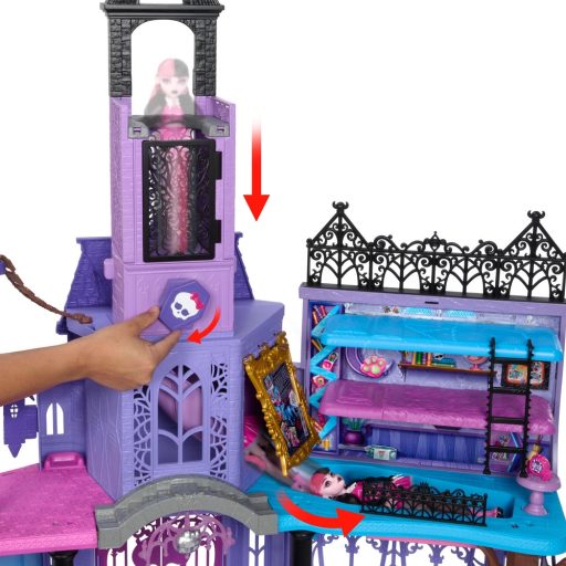 Monster High - Rémséges Gimnázium, bútorokkal (HLP88)