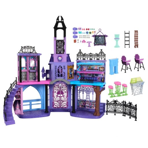 Monster High - Rémséges Gimnázium, bútorokkal (HLP88)