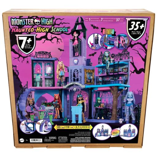 Monster High - Rémséges Gimnázium, bútorokkal (HLP88)