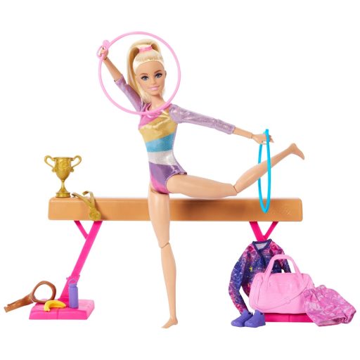 Mattel (HRG52) Barbie - Tornász baba, torna ruhákkal és kiegészítőkkel