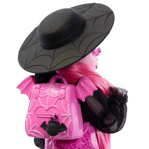 Monster High - Draculaura baba, kiskedvencével (HRP64)