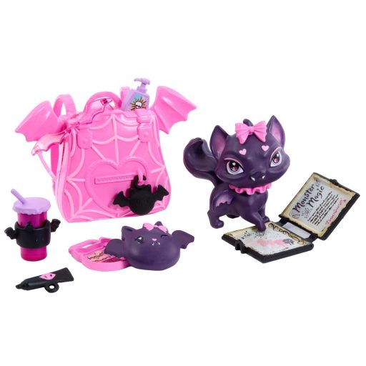 Monster High - Draculaura baba, kiskedvencével (HRP64)