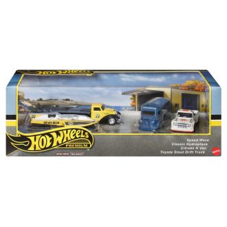   Hot Wheels Premium 2024 Vintage Race Team 4db-os gyűjtői szett HRT51