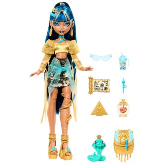 Monster High - Cleo de Nile baba, kiskedvencével (HXH74)