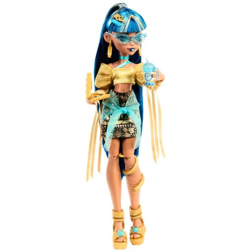 Monster High - Cleo de Nile baba, kiskedvencével (HXH74)