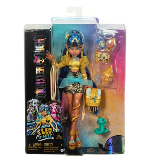 Monster High - Cleo de Nile baba, kiskedvencével (HXH74)