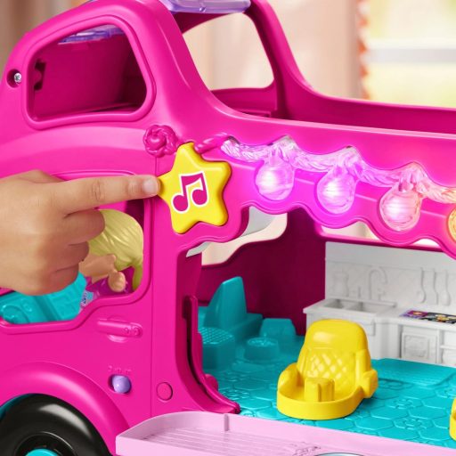 Little People (HYR85) Barbie - Little Dream Lakókocsi Szett, fényekkel és hangokkal