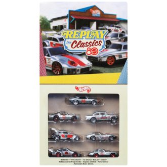   Hot Wheels Ezüst széria Mattel 80.évforduló  7db-os JHF01